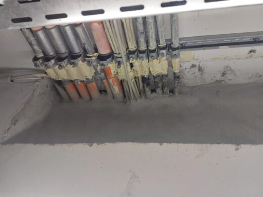 Brandschottungen bei Kabeldurchführungen